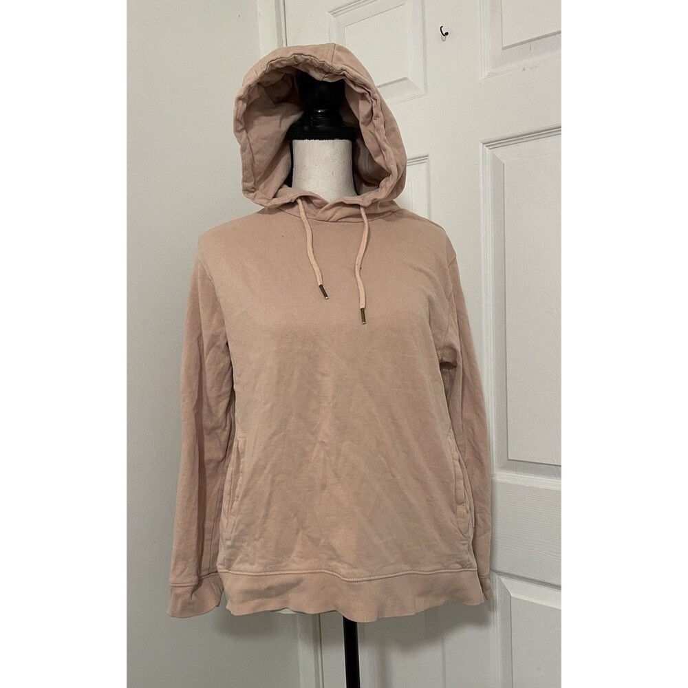 Huntington 1984 Organic & Sustainable Light Pink Hoodie Sz M 100% Organic Cotton